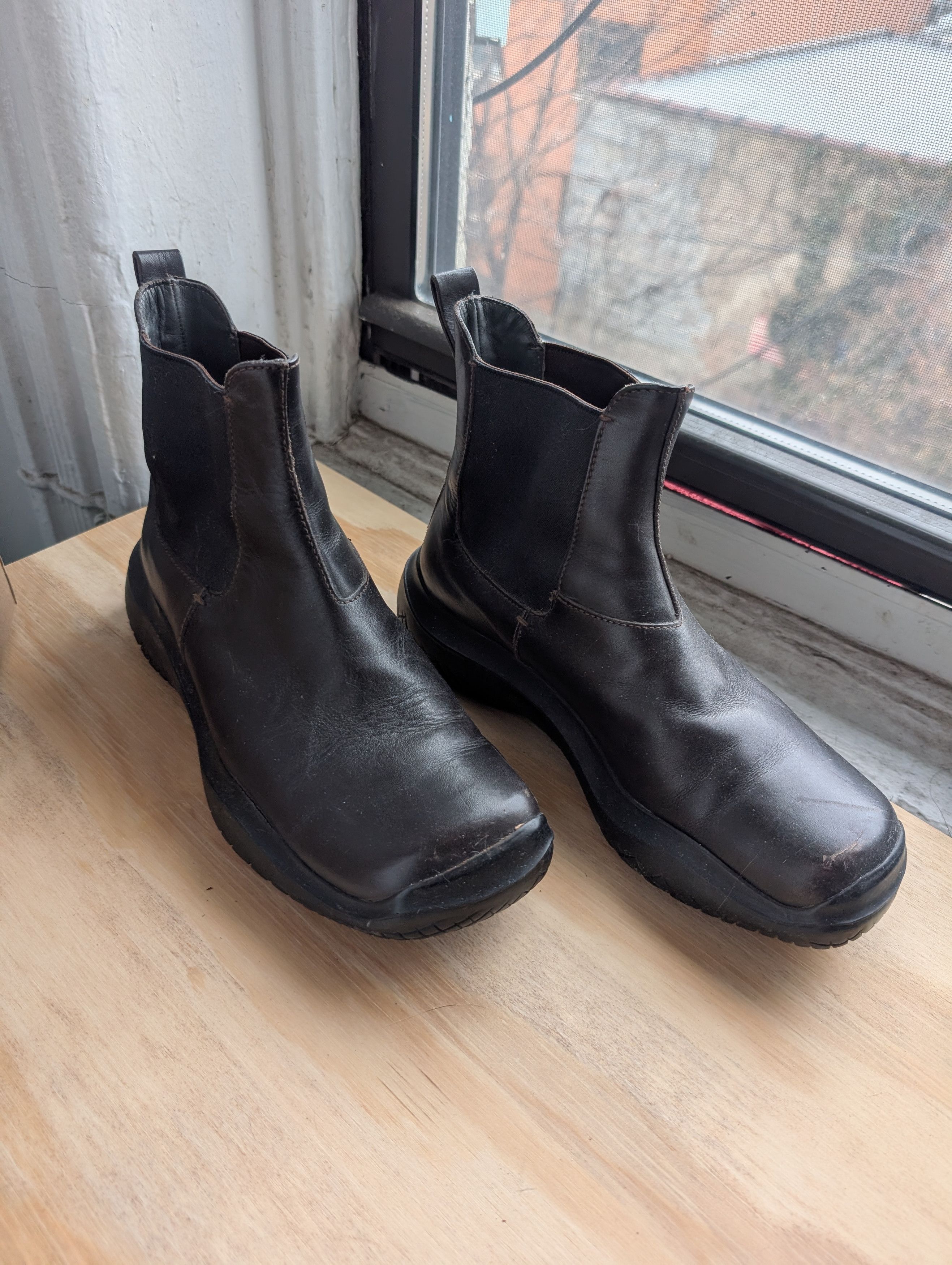 Prada Prada Linea Rossa Dark Brown Leather Boots FW 1999 Size US 8 / EU 41 - 2 Thumbnail