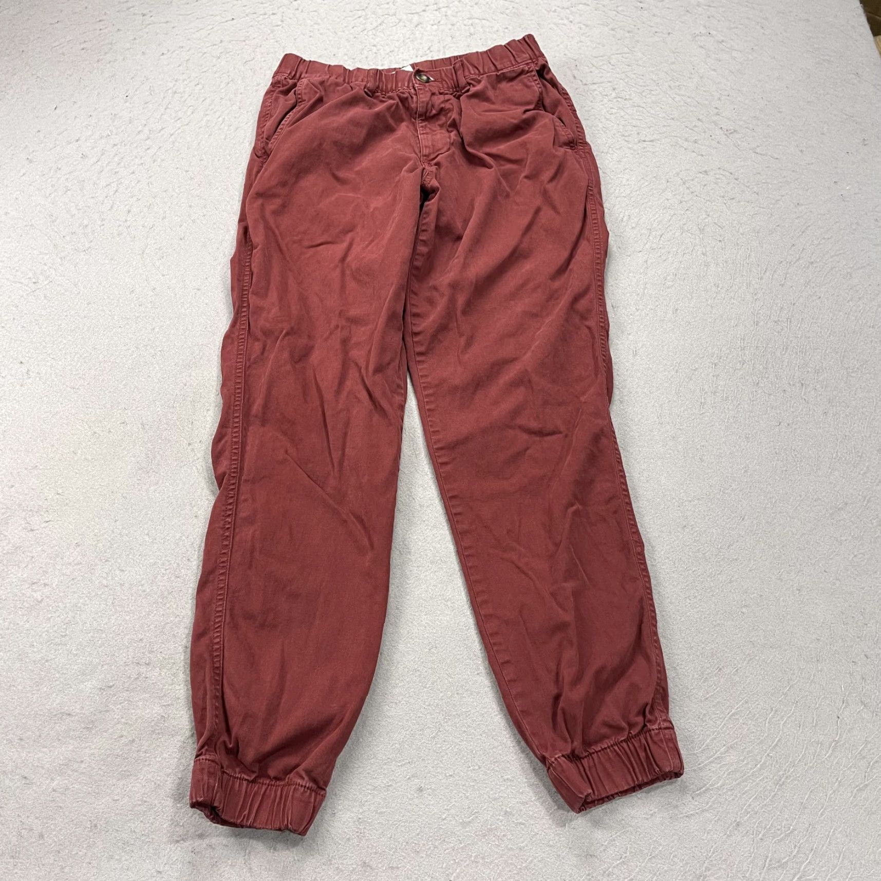 Vintage Bear Bottom Pants Mens Medium Red Stretch Chino Pant Tapered Casual Preppy City Size US 31 - 2 Thumbnail