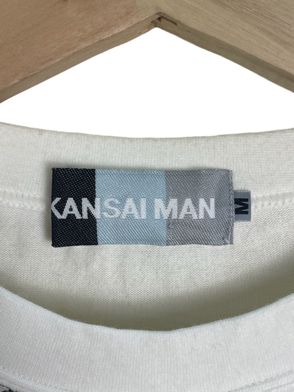Kansai Yamamoto × Vintage Kansai Man Shishi Lion Wave Tee Japan | Graphic Rare Size US M / EU 48-50 / 2 - 3 Thumbnail