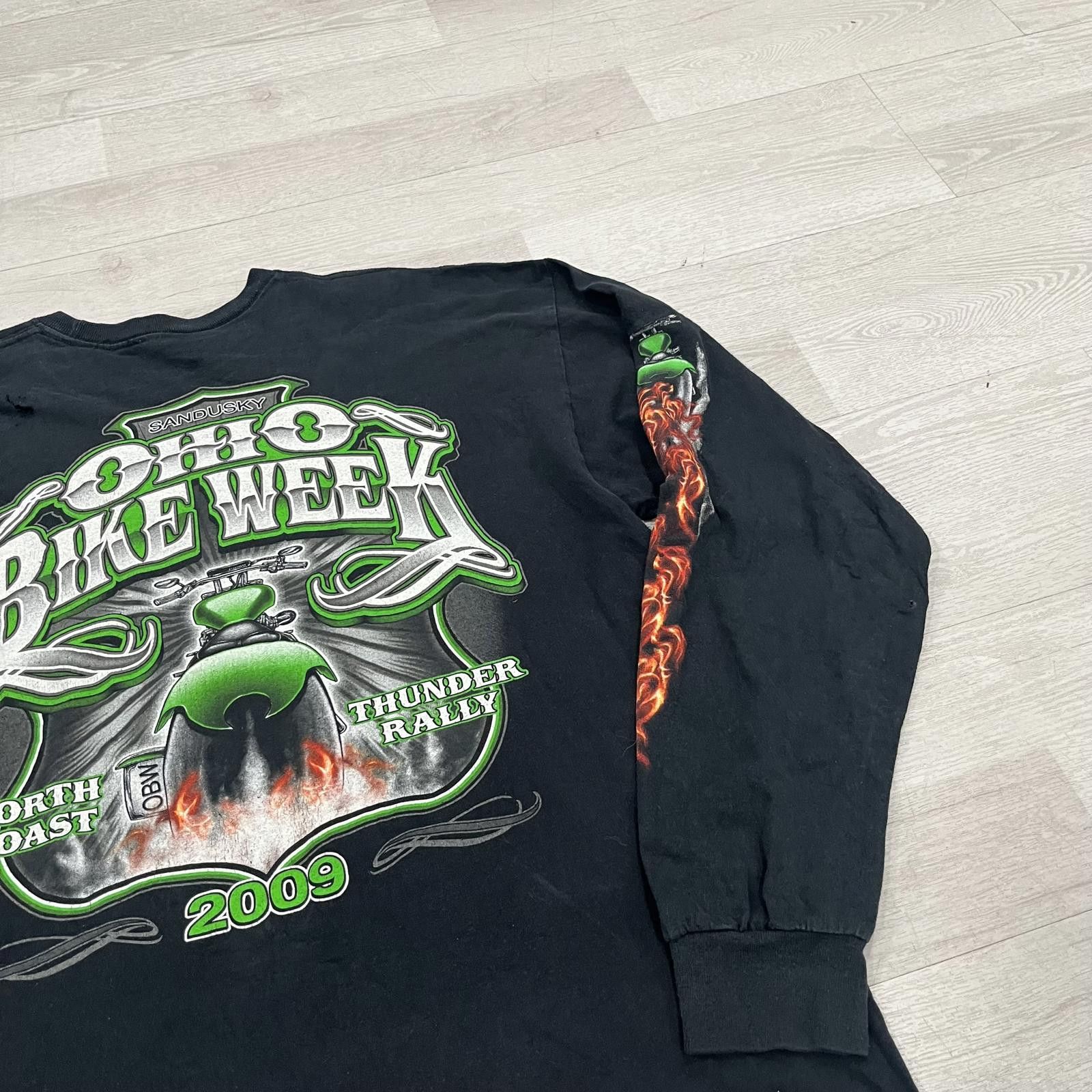 Other Vintage 2009 Ohio Bike Week Long Sleeve - Men’s Large Size US L / EU 52-54 / 3 - 2 Thumbnail