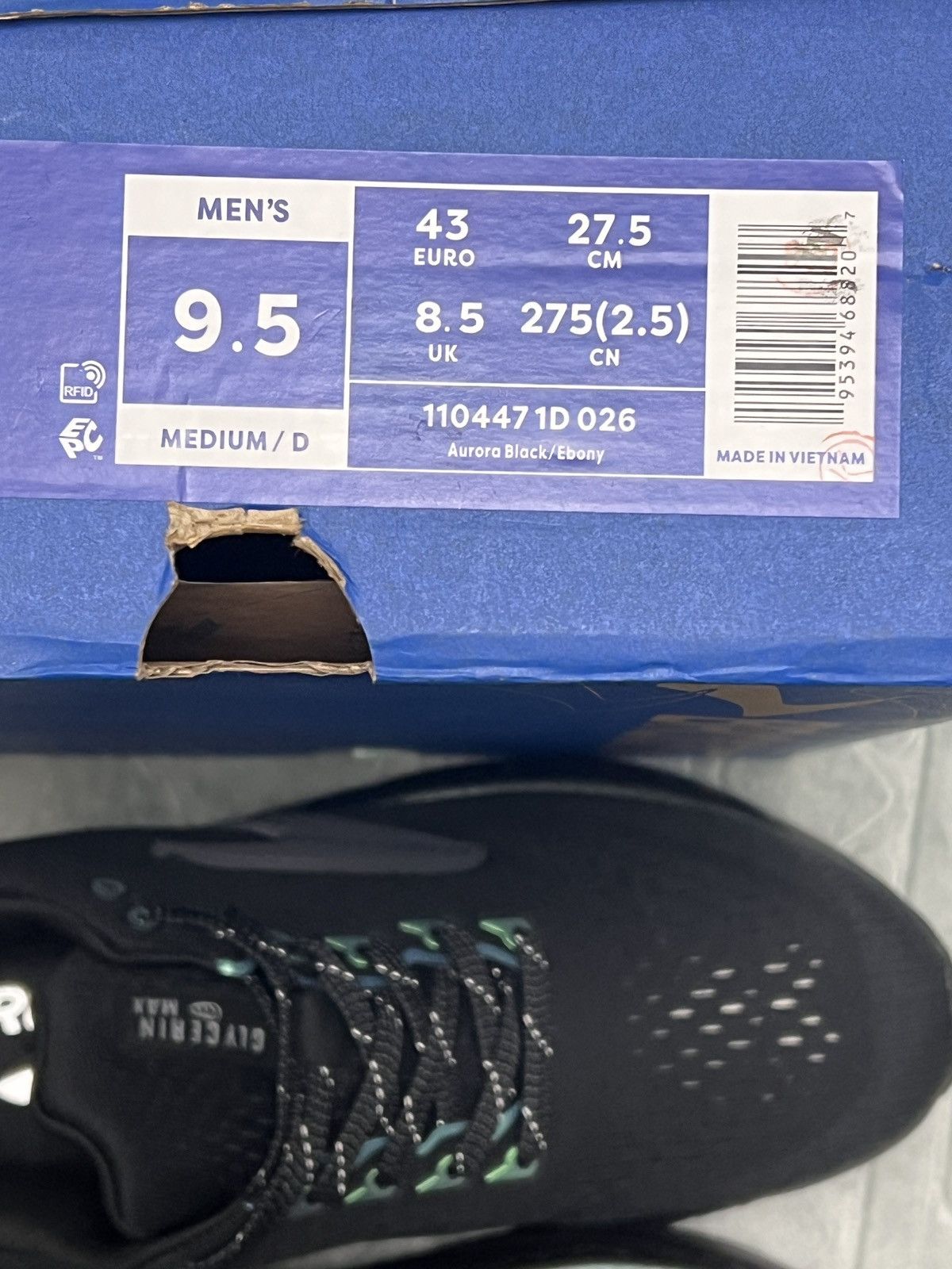 Brooks Brooks Glycerin Max - Aurora / Black / Ebony - Size UK 8.5 Size US 8.5 / EU 41-42 - 5 Thumbnail