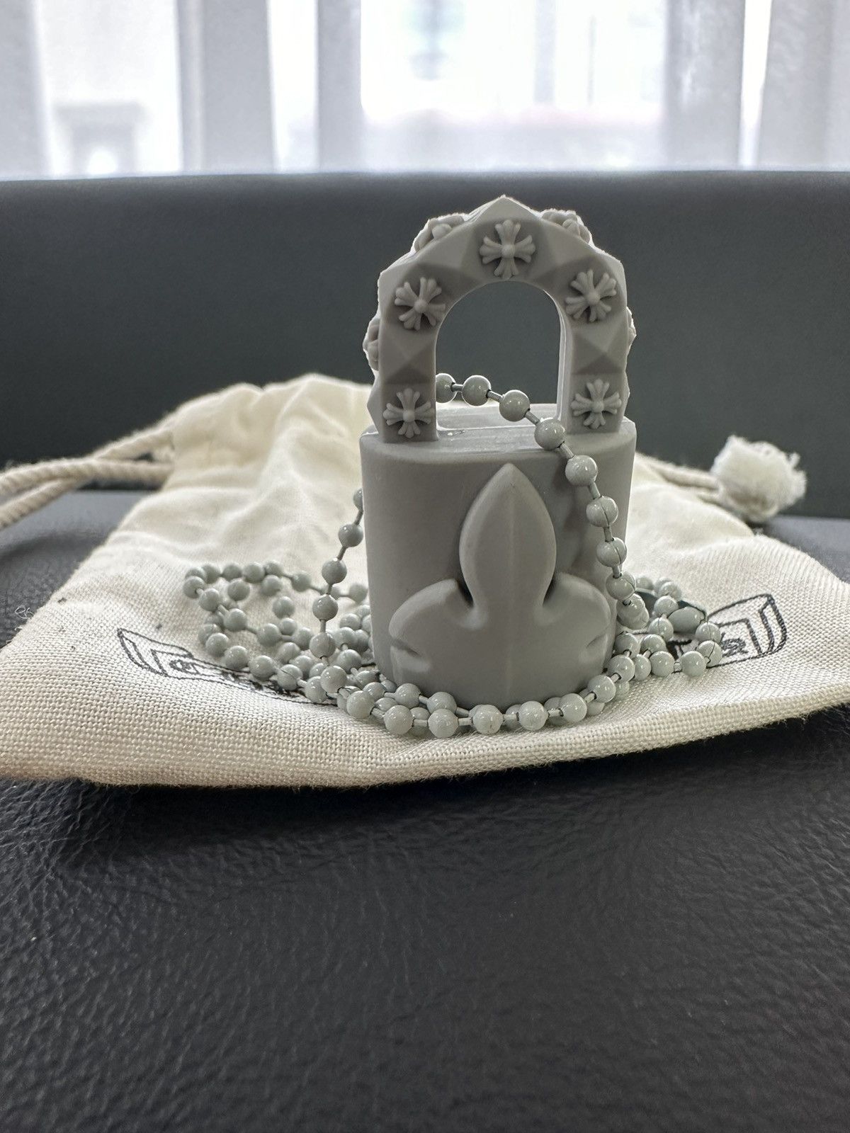 Chrome Hearts Chrome Hearts Flerknee Lock Silichrome 30in Size ONE SIZE - 4 Thumbnail