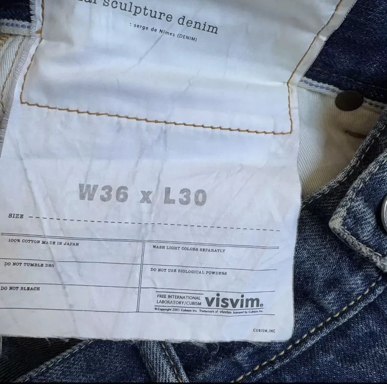 Visvim VisvimVisvim Vintage Distressed Denim Pants-2504 Size US 36 / EU 52 - 7 Thumbnail