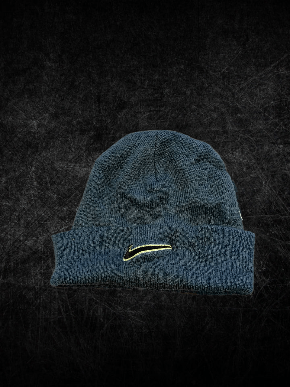 Nike Vintage Nike Beanie Hat Big Check Swoosh Size ONE SIZE - 1 Thumbnail