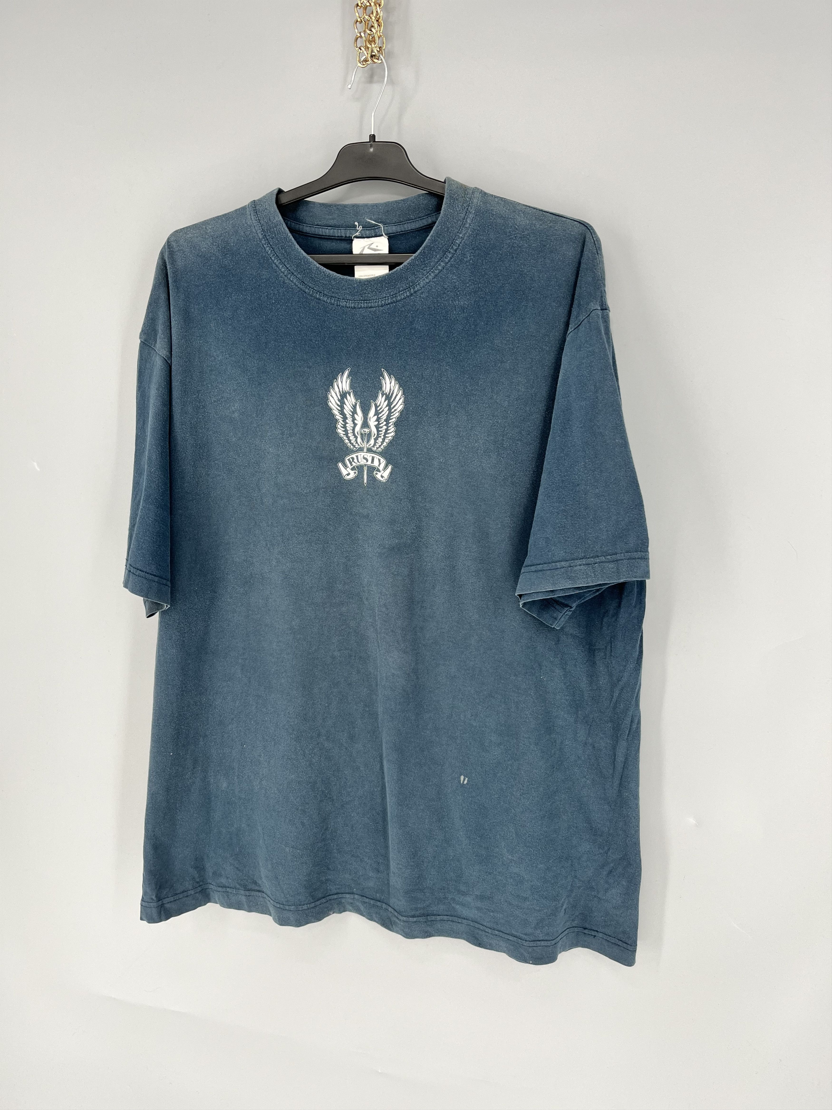 Rusty Vintage Faded 90s Rusty Streetwear Fashion Style Shirt Size US XL / EU 56 / 4 - 3 Thumbnail