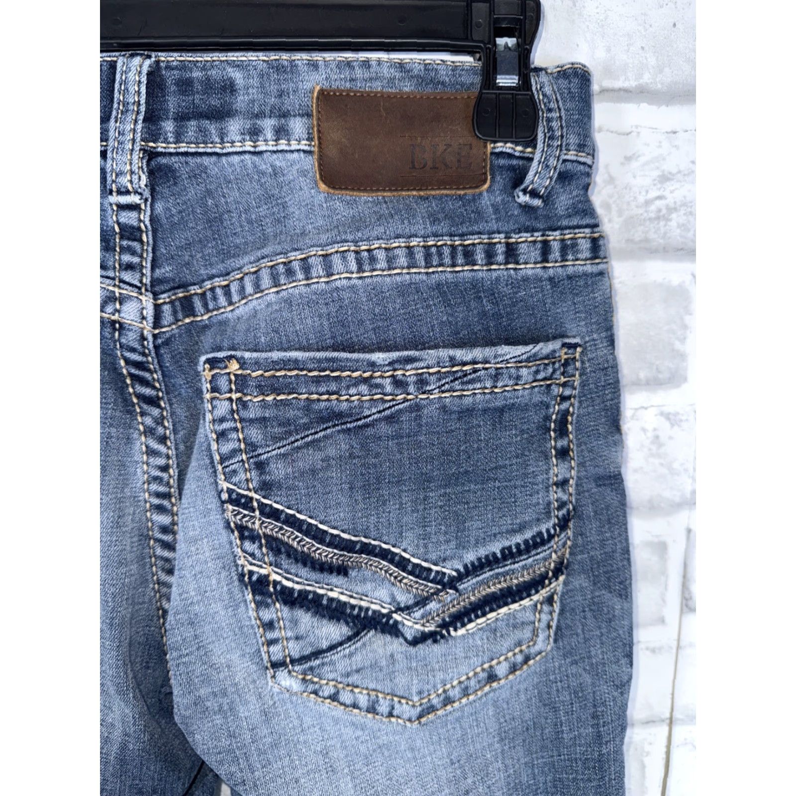 BKE BKE ALEC Jeans Straight Leg Blue Mens 28R XS 31 Blue Buckle Bke Jeans Mens 28R 31 Size US 28 / EU 44 - 5 Thumbnail