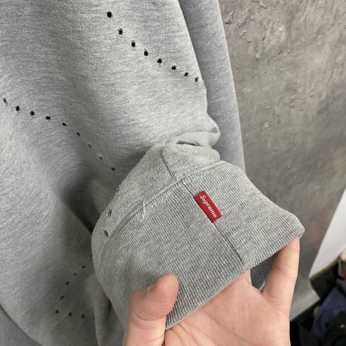 Supreme Supreme Laser Cut S Hoodie Size US XL / EU 56 / 4 - 7 Thumbnail