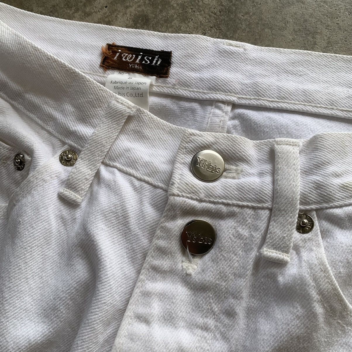 Y's × Yohji Yamamoto iwish Y’s for men by Yohji Yamamoto white jeans Size US 28 / EU 44 - 4 Thumbnail