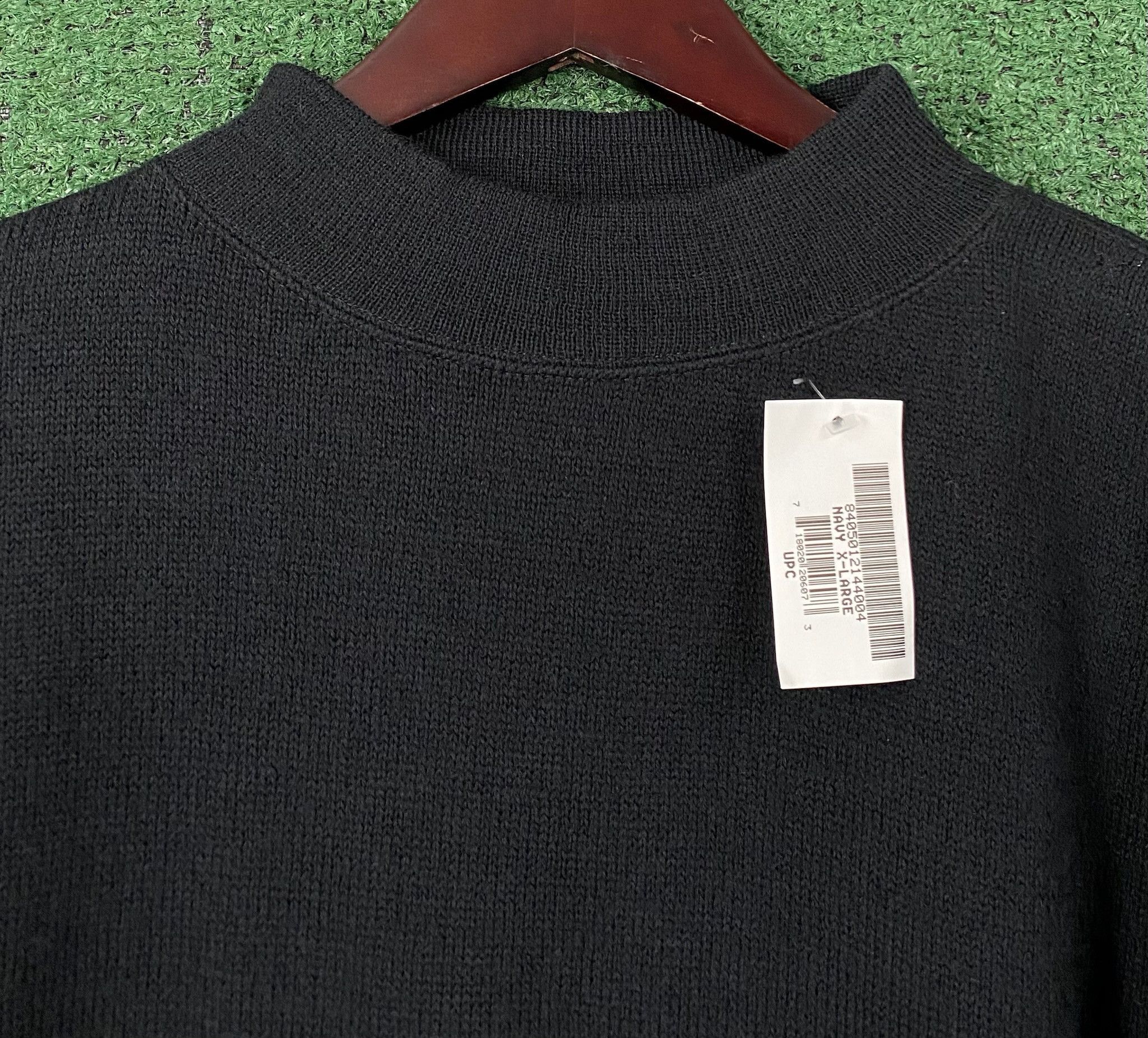 Other Y2K Mitts Nitts 100% Wool Navy Mock Neck Sweater Men’s XL Size US XL / EU 56 / 4 - 2 Thumbnail