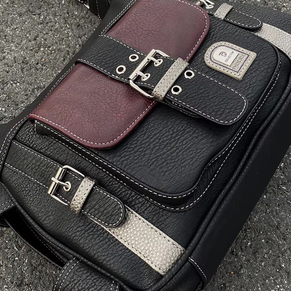 Vintage Y2k Retro Vintage PU Leather Shoulder Crossbody Bag Size ONE SIZE - 8 Thumbnail