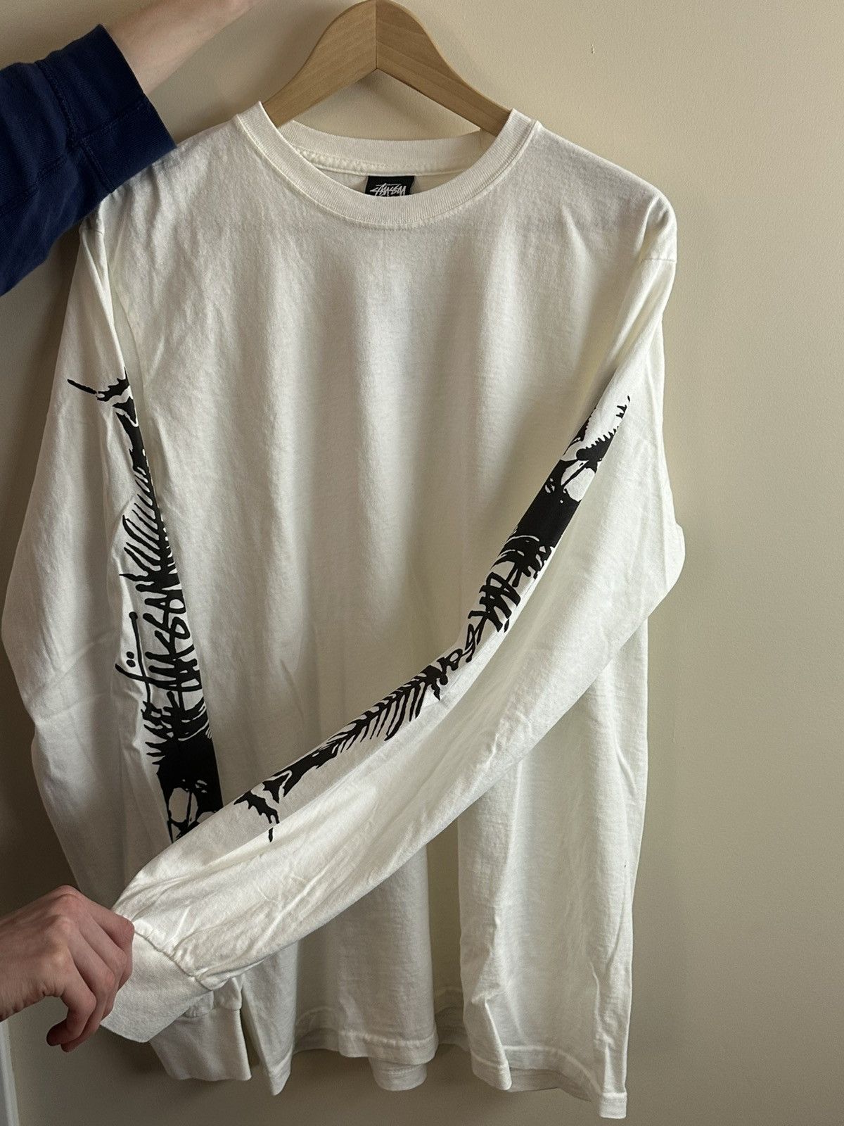 Stussy Stüssy Barracuda Tee ‘Natural’ (Cream) Size US M / EU 48-50 / 2 - 2 Thumbnail
