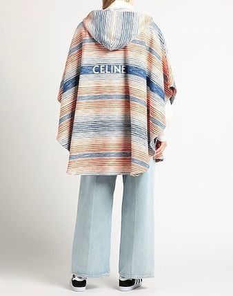 Celine o1bcso1str0824 Baja Cape In Cotton Tweed in Multicolor Size XS / US 0-2 / IT 36-38 - 2 Thumbnail
