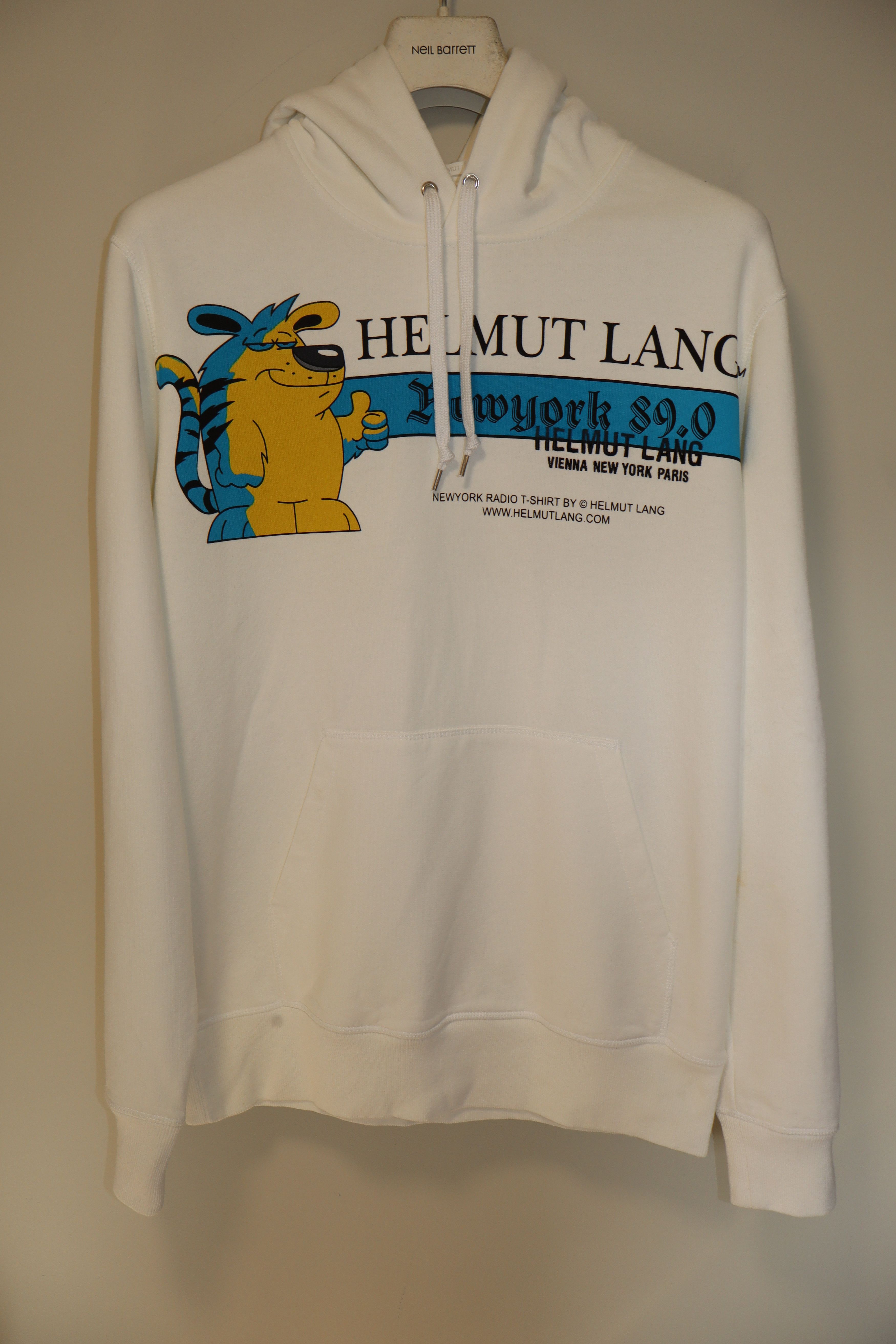 Helmut Lang Radio print hoodie Size US L / EU 52-54 / 3 - 1 Thumbnail