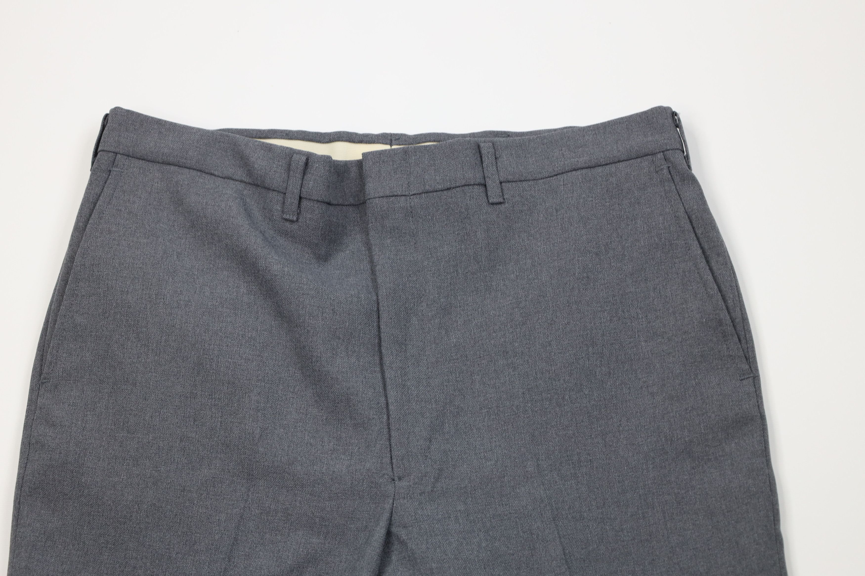 Vintage Vintage 70s Streetwear Flared Wide Leg Chino Pants Gray USA Size US 34 / EU 50 - 2 Thumbnail