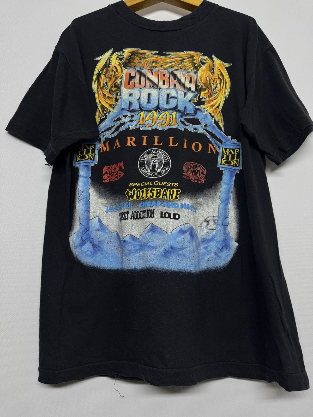 Vintage Vintage Y2k Marillion «Holidays in Eden Tour 1991» T-Shirt Size US L / EU 52-54 / 3 - 9 Thumbnail