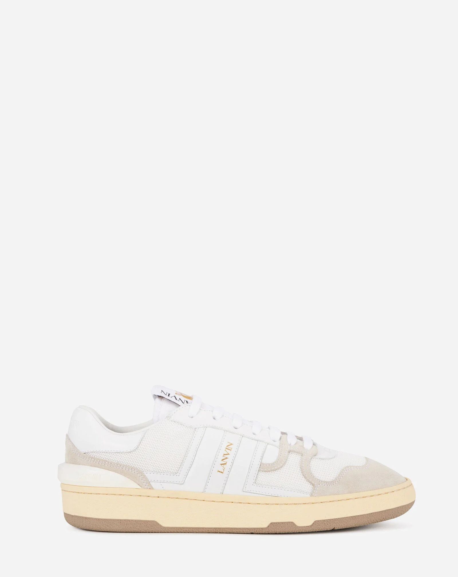 Lanvin os11x0526 Clay Mesh Sneakers in White/Beige Size US 9 / EU 42 - 1 Thumbnail