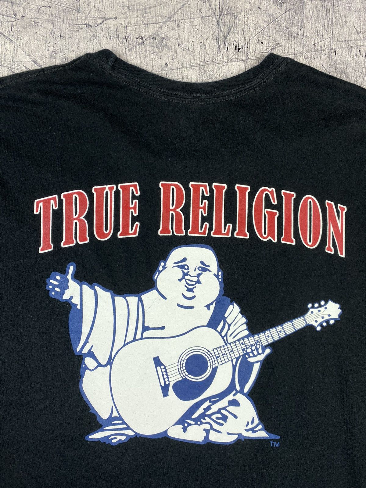 True Religion Vintage True Religion Big Logo Tee T Shirt Size L Size US L / EU 52-54 / 3 - 3 Thumbnail