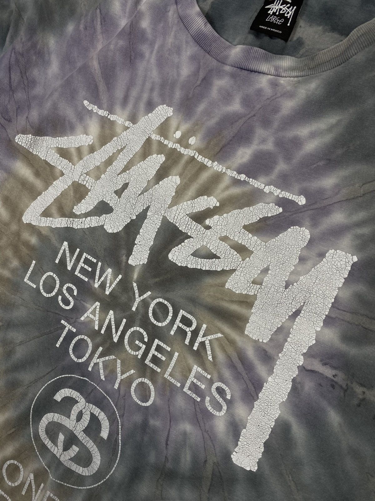 Stussy Stüssy Spiral Tie-Dye World Tour T-shirt Global Graphic Tee Size US L / EU 52-54 / 3 - 2 Thumbnail