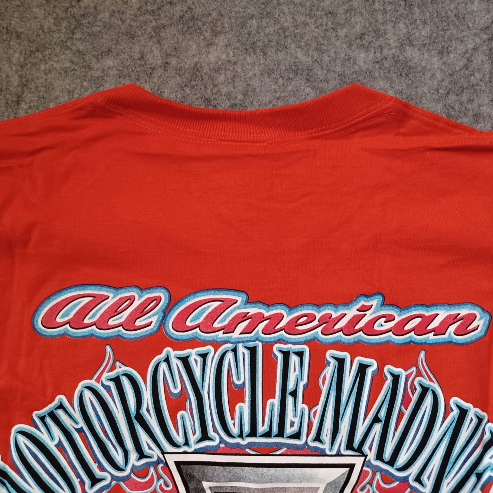 Fruit Of The Loom Nike Shirt Men's L Orange Logo Motorcycle Madness Santa Maria California 2004 USA Size US L / EU 52-54 / 3 - 3 Thumbnail