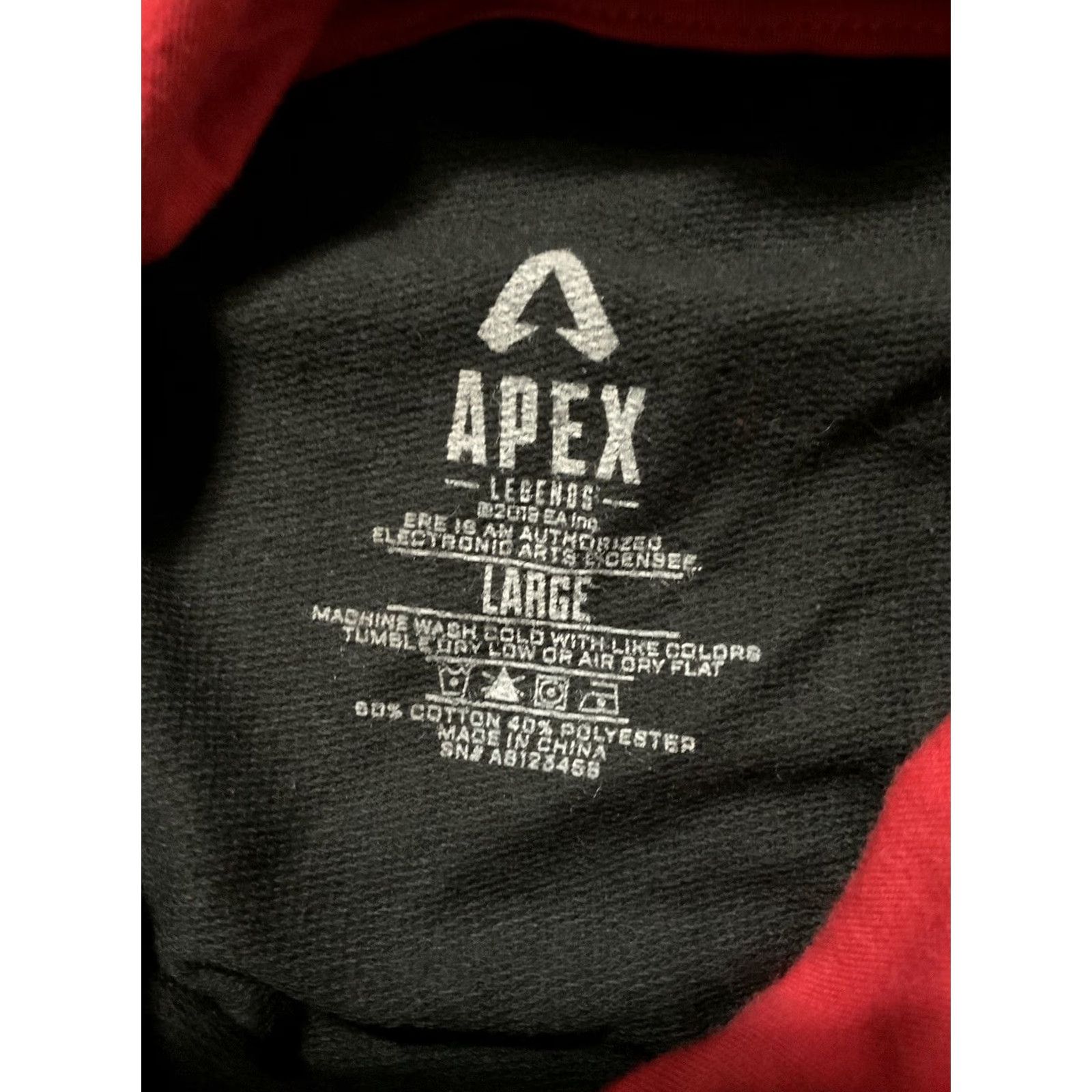Vintage Apex Legends Change The Game EA Video Game Black Lightweight Pullover Hoodie L Mens Pullover Hoodie Black Lightweight Pullover Hoodie L Mens Size US L / EU 52-54 / 3 - 7 Thumbnail