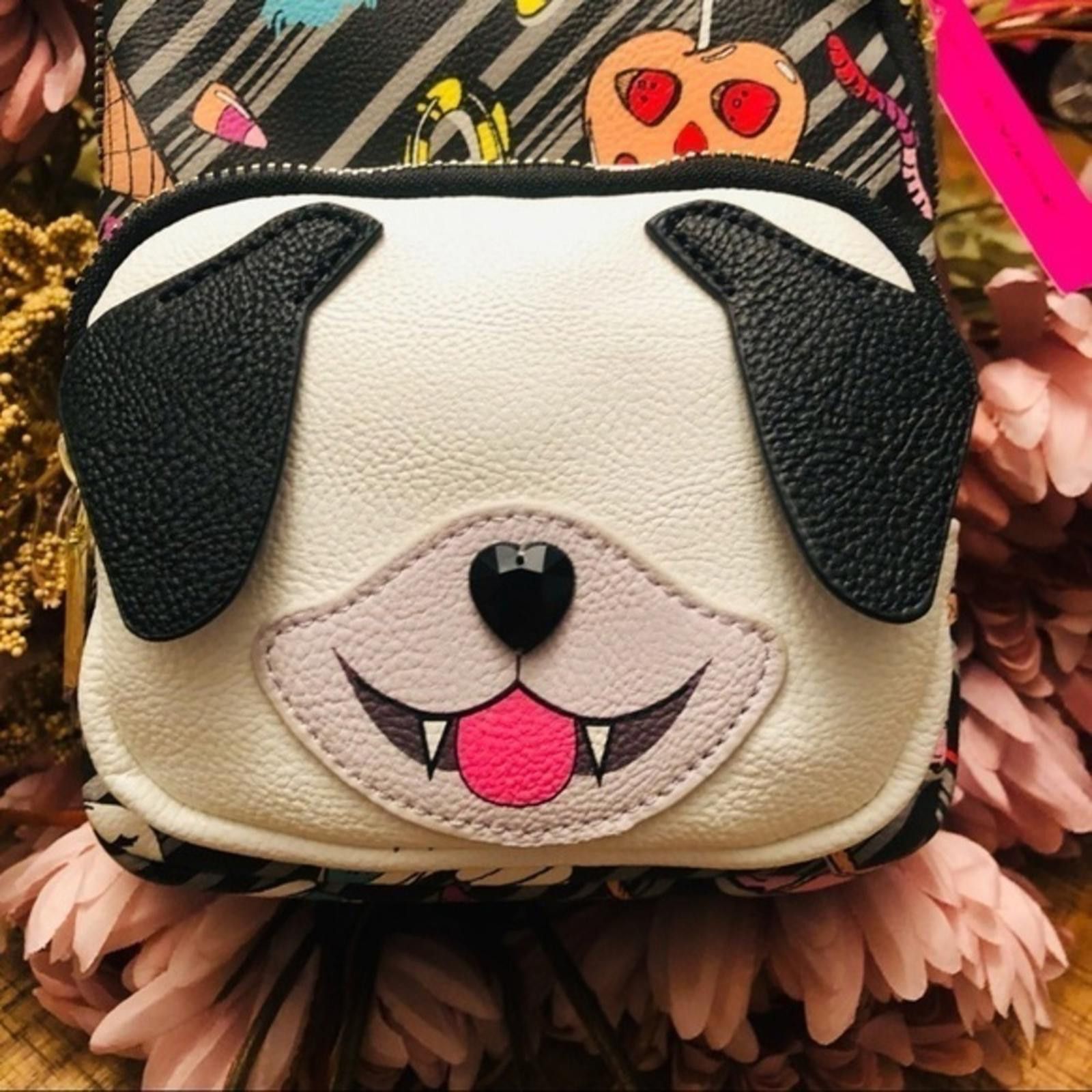 Betsey Johnson Betsey Johnson Candy Corn Halloween Dog Backpack NWT Size ONE SIZE - 2 Thumbnail