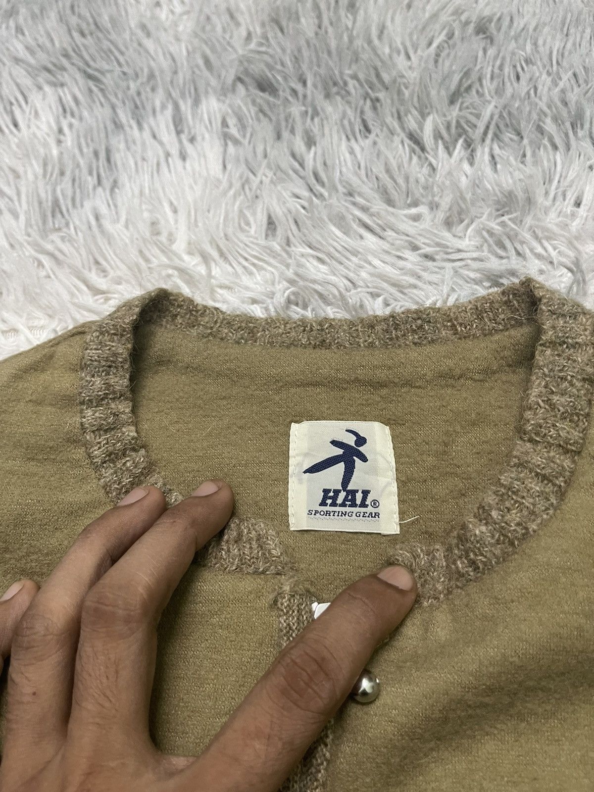 Hai Sporting Gear VINTAGE HAI SPORTING GEAR WOOL LIGHT JACKET DISTRESSED Size US M / EU 48-50 / 2 - 7 Thumbnail