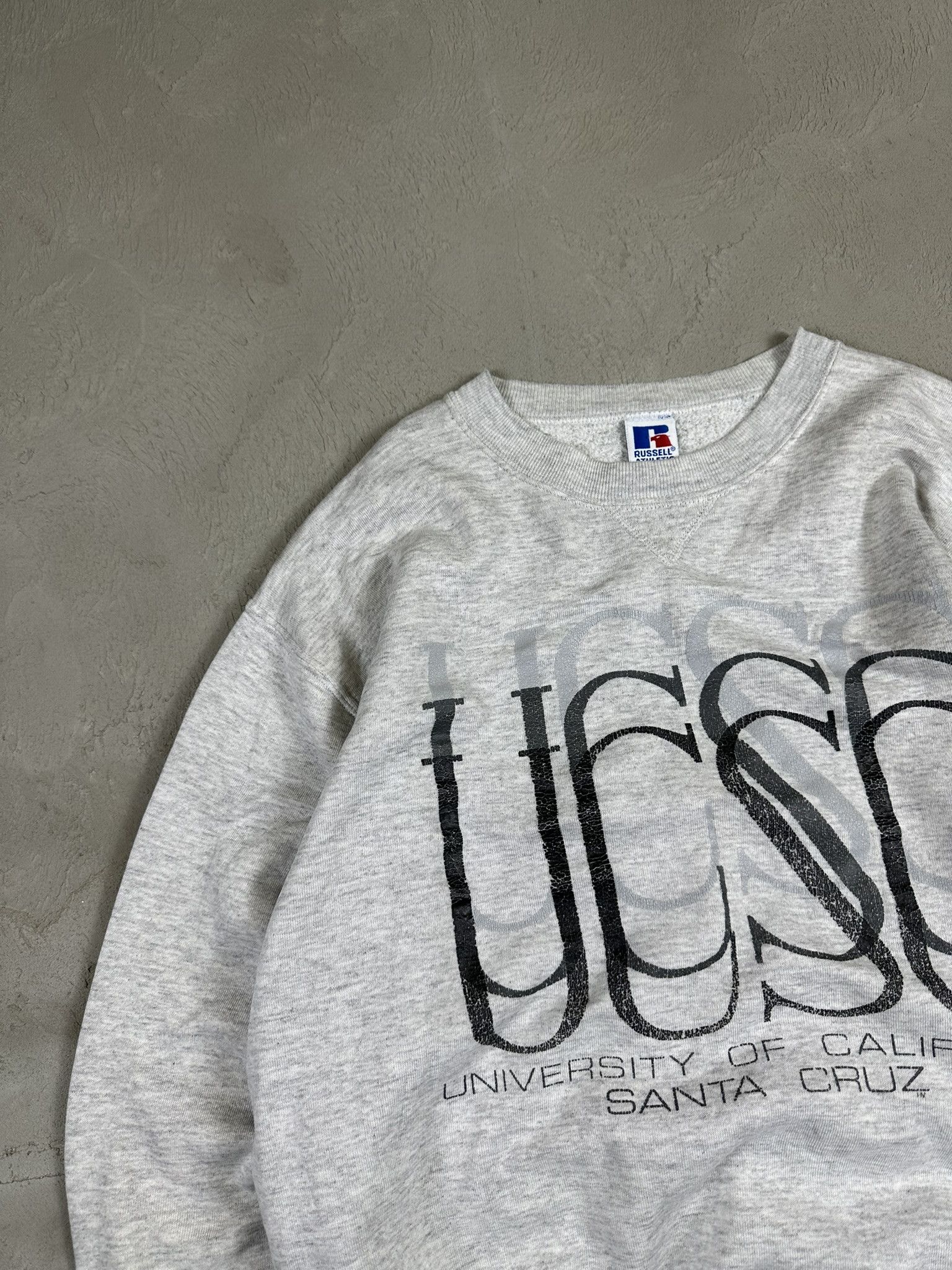 Vintage 90s Vintage University of California Boxy Sweatshirt Size US L / EU 52-54 / 3 - 6 Thumbnail