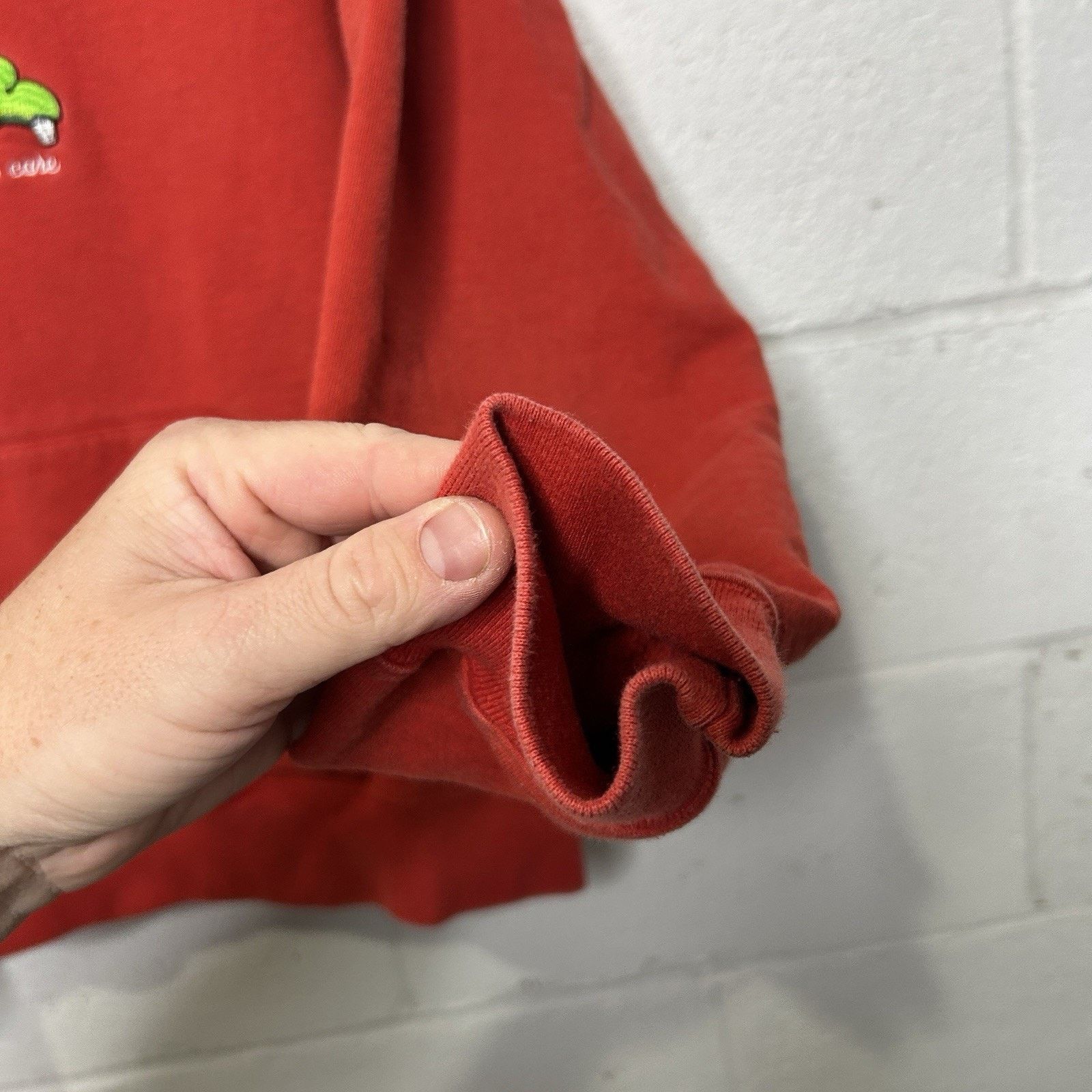 Supreme Supreme Don't Care Sweatshirt Hoodie “Burnt Red” FW21 Size US S / EU 44-46 / 1 - 4 Thumbnail