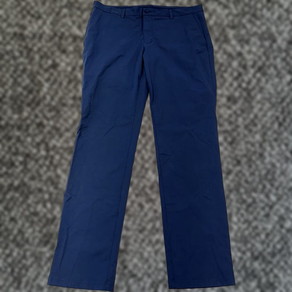 Vineyard Vines OTG Pants Men 38x34 On-The-Go Performance Stretch Fit Navy Blue