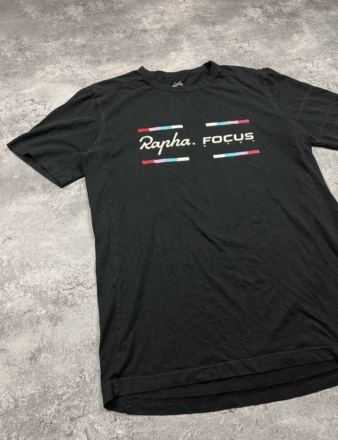 Rapha Rapha Focus Bikes T-Shirt Big Logo Cycling Black Mens Tee Size US XL / EU 56 / 4 - 2 Thumbnail