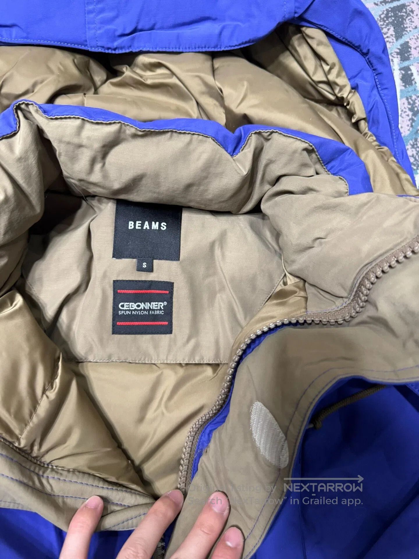 Beams Japan BEAMS CEBONNER 750 Fill Waterproof Down Jacket. Size US S / EU 44-46 / 1 - 3 Thumbnail