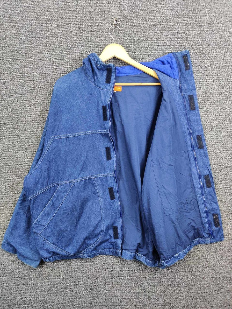 Japanese Brand Mickey Brazil Soft Denim Style Hoodie Baggy Jacket Size US M / EU 48-50 / 2 - 7 Thumbnail