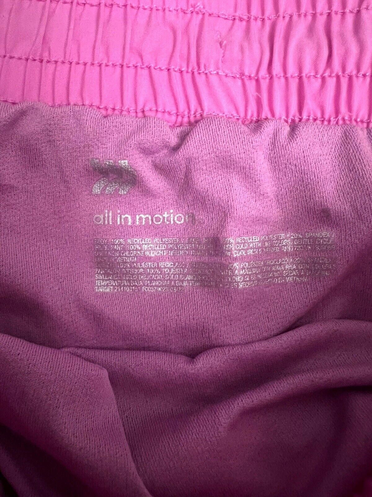 Designer All In Motion Run Shorts Womens Small Mid-Rise Pink Size 28" / US 6 / IT 42 - 3 Thumbnail