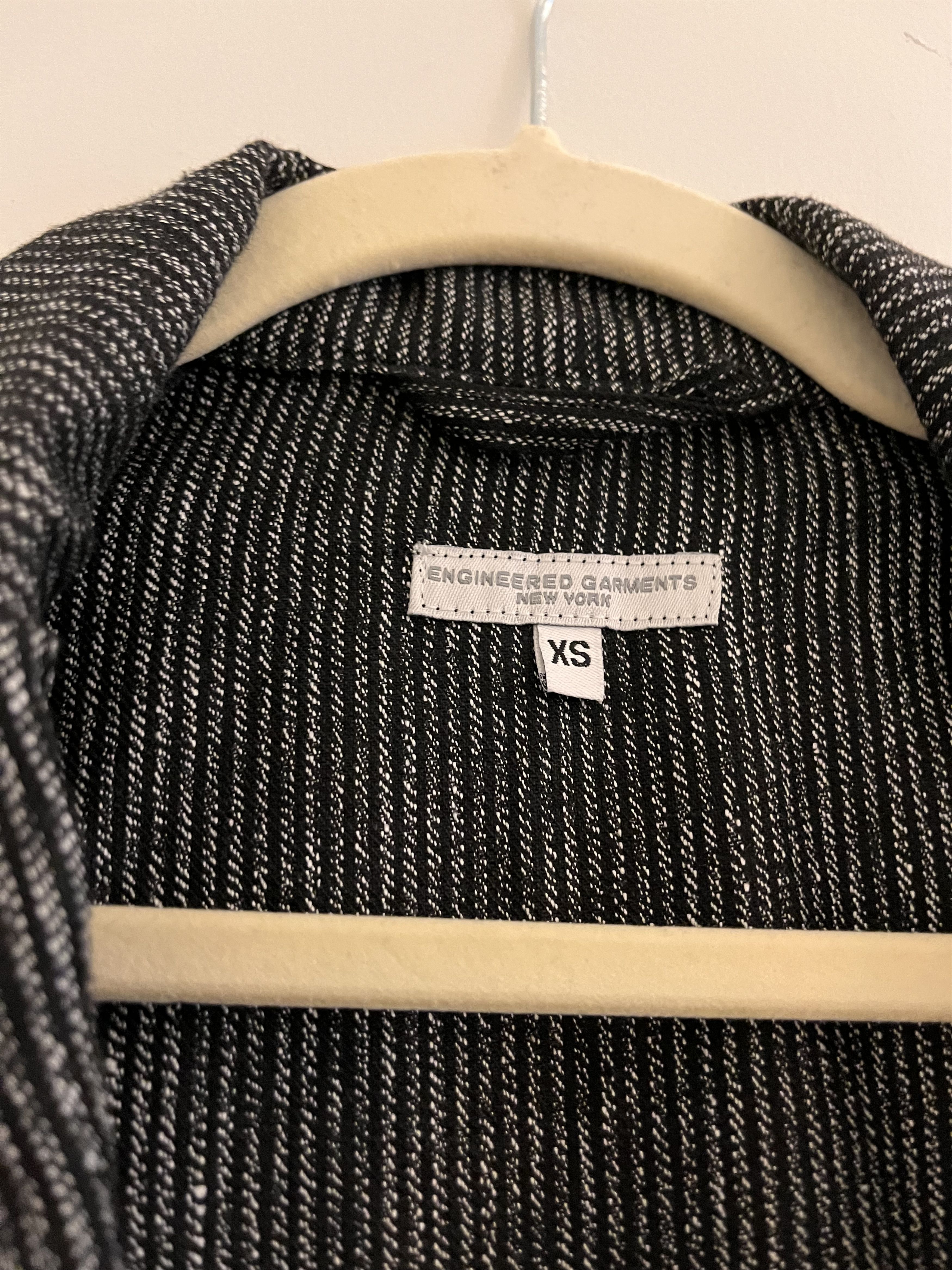 Engineered Garments Gray Linen Loiter Jacket (XS) Size US XS / EU 42 / 0 - 7 Thumbnail