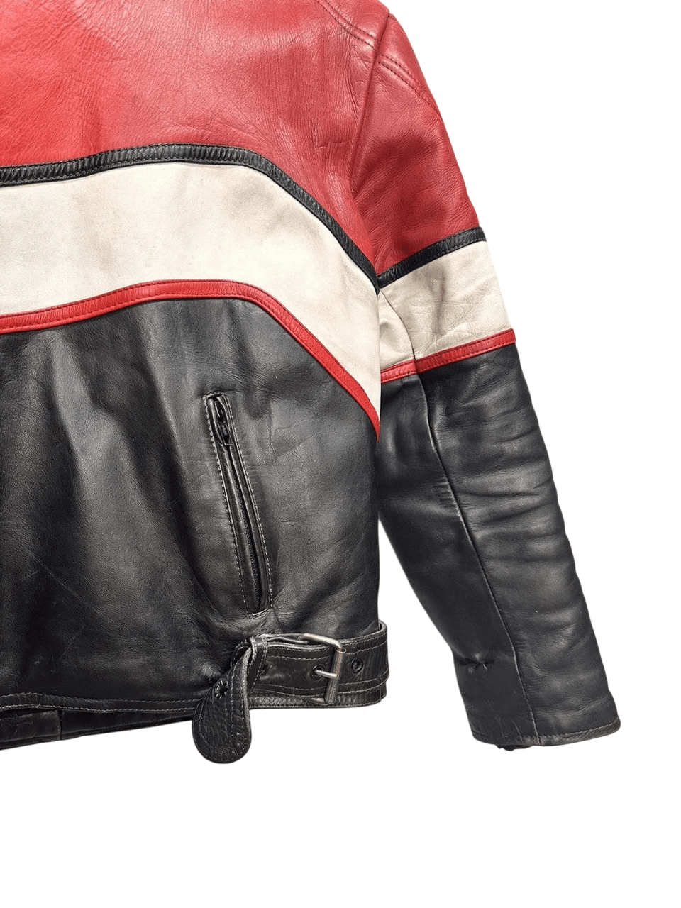 NASCAR Y2K Marlboro racing moto leather jacket vintage Size US S / EU 44-46 / 1 - 11 Thumbnail