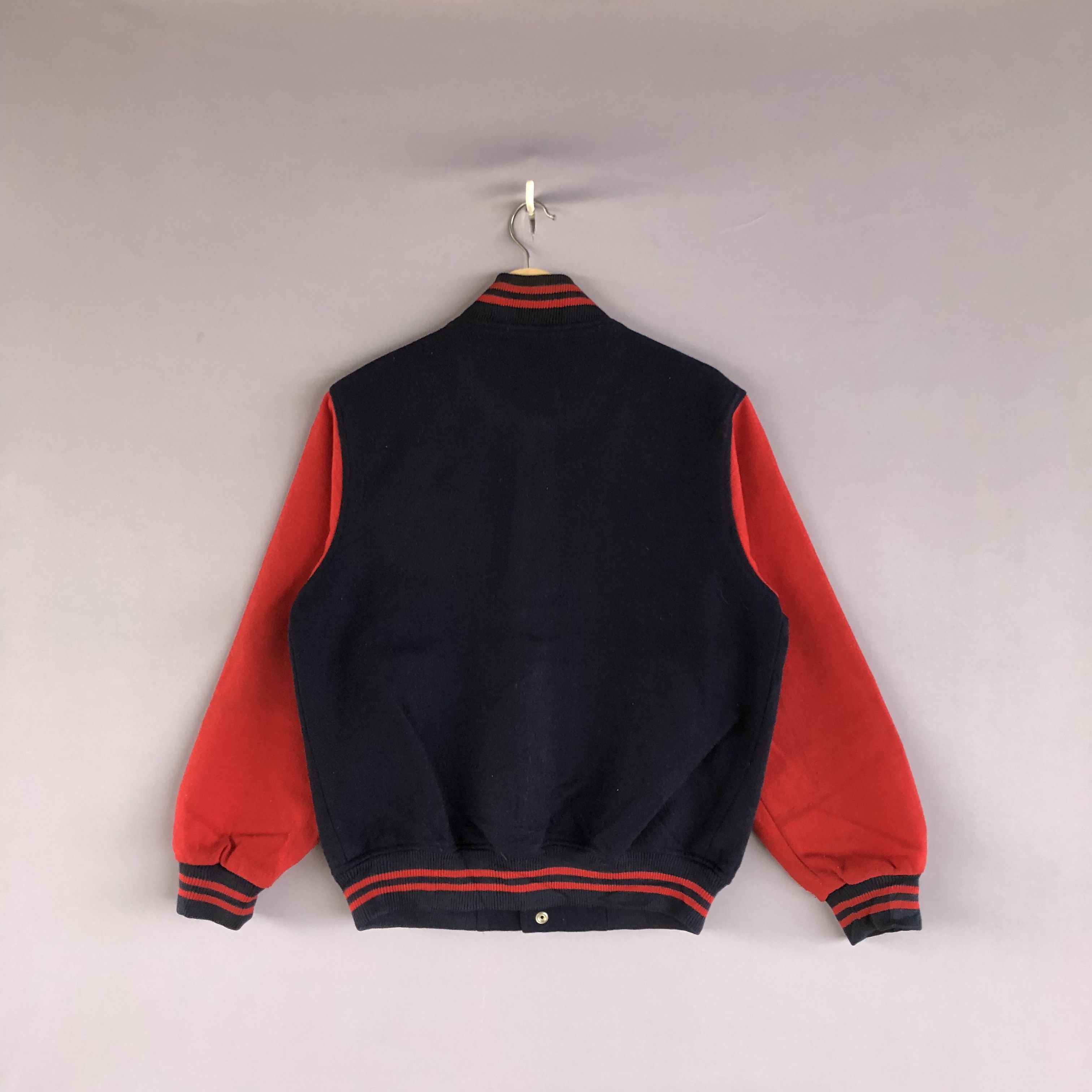 Vintage Vintage 80s Crocodile Varsity Wool Baseball Jackets Size US M / EU 48-50 / 2 - 2 Thumbnail