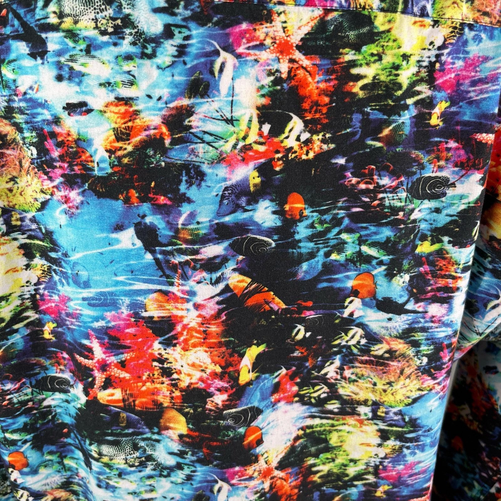 Jared Lang Jared Lang Button Down Shirt Tropical Fish Large Vacation Size L / US 10 / IT 46 - 5 Thumbnail