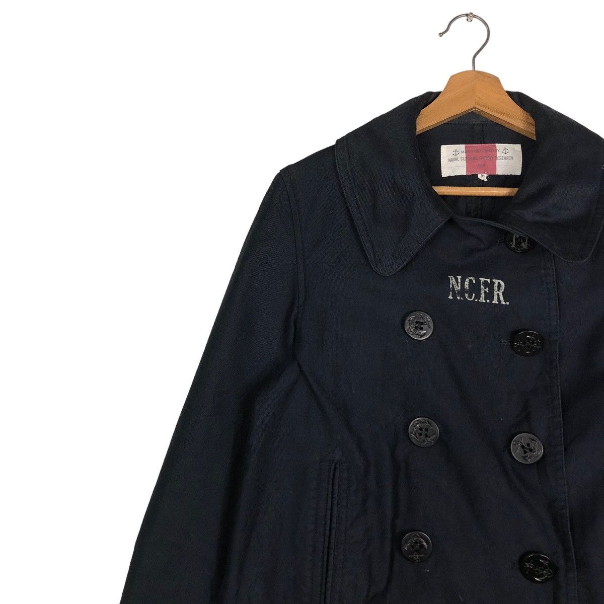 General Research 🔥Vintage Pea Coats Jacket Naval Clothing Factory Research Size US M / EU 48-50 / 2 - 7 Thumbnail