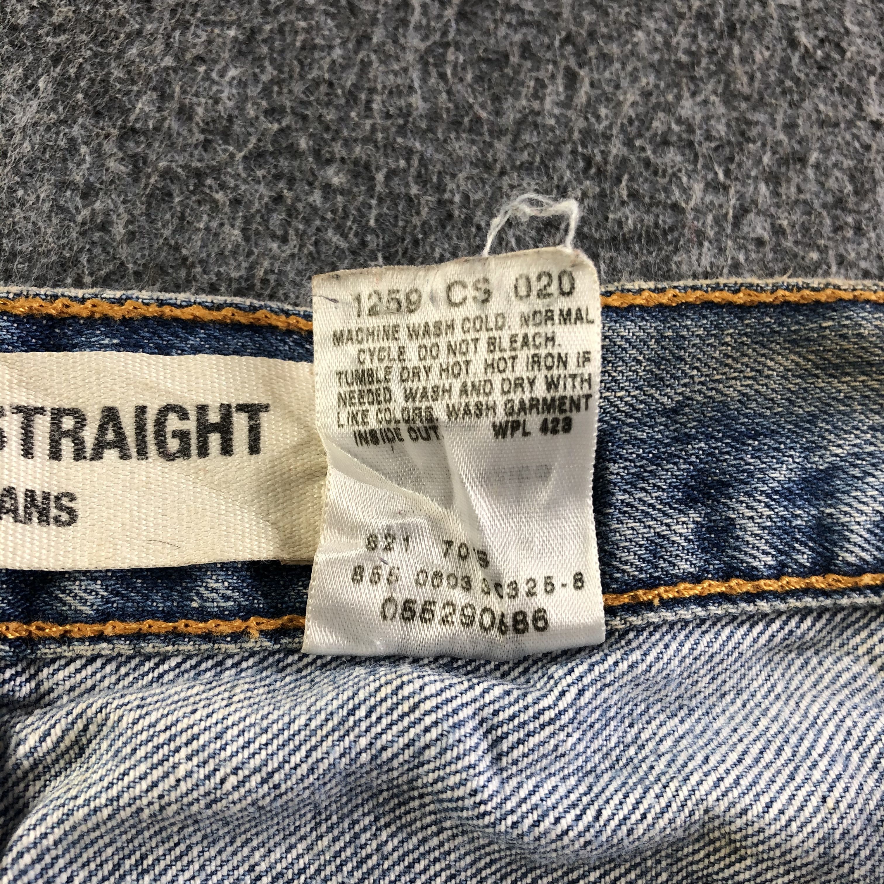 Levi's Vintage Light Wash Levis 529 Jeans-J3351 Size US 35 - 12 Thumbnail