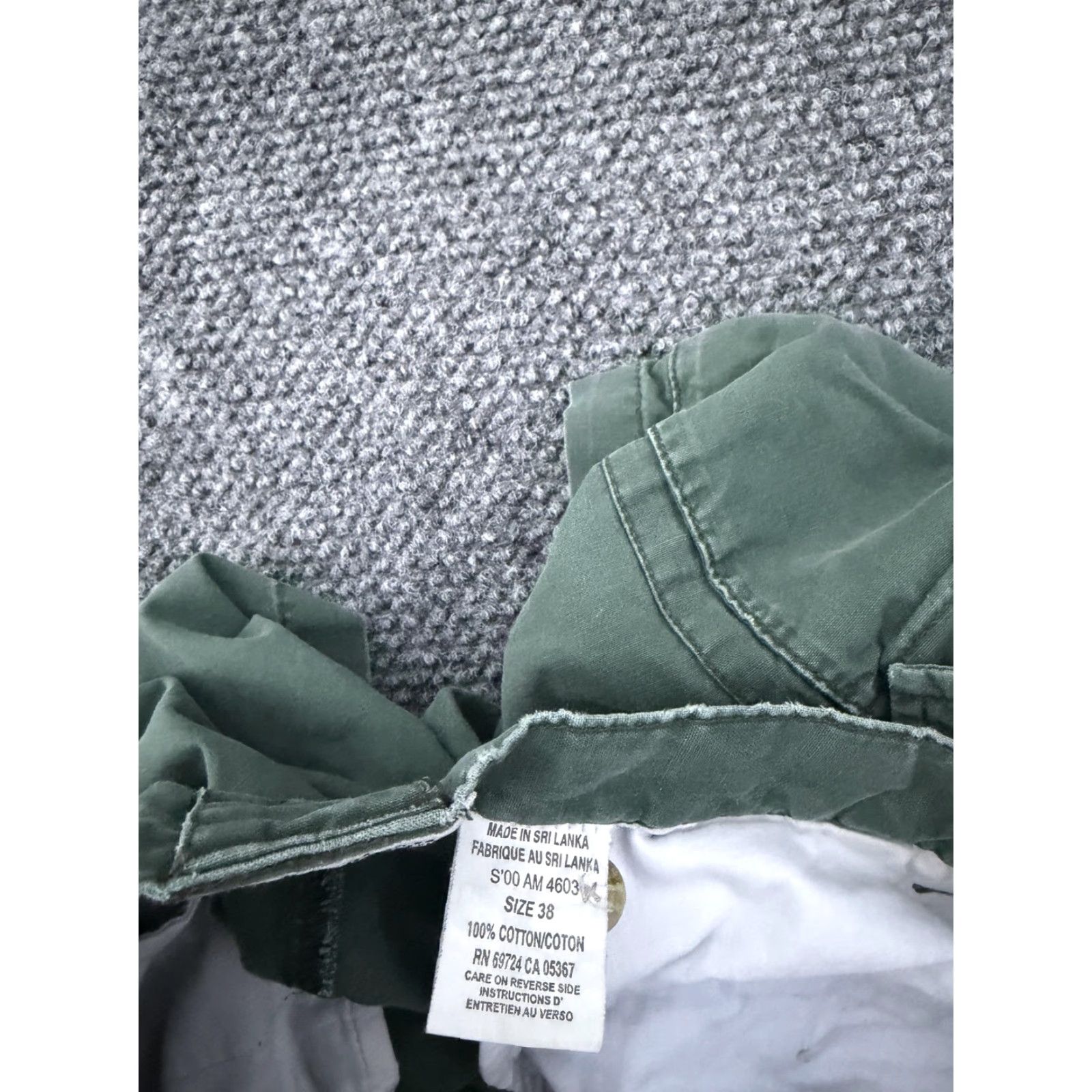 Vintage Columbia Cargo Shorts Mens 38 Green Cotton Elastic Waist Pockets Outdoor Casual (Cargo) Mens Size US 38 / EU 54 - 6 Thumbnail