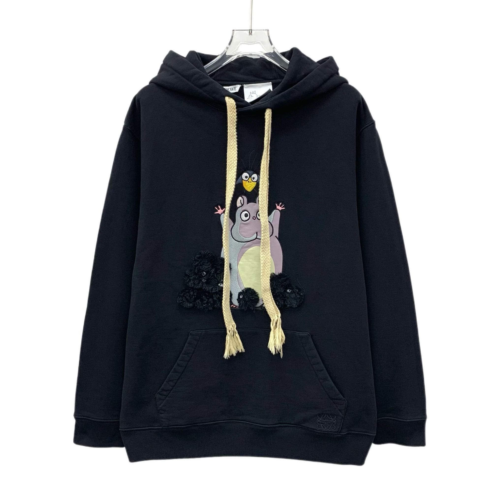 Loewe Loewe X Studio Ghibli Spirited Away Black Hooded Sweatshirt Size XS / US 0-2 / IT 36-38 - 1 Thumbnail