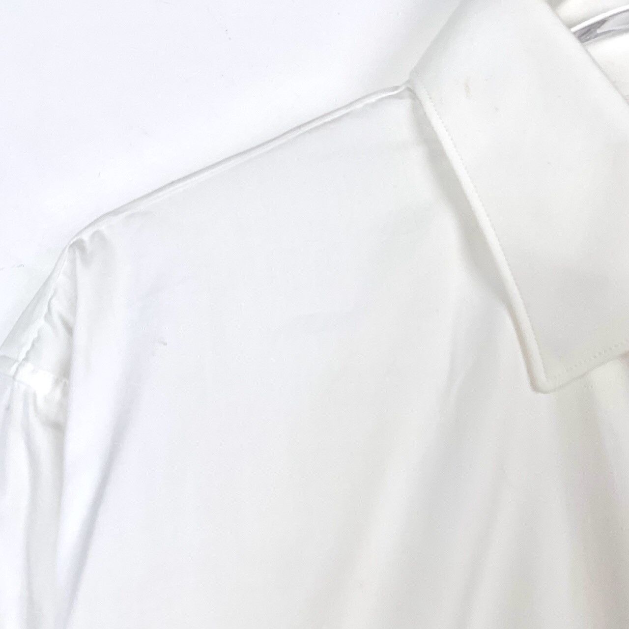 Burberry Burberry Shirt White Cotton Long-Sleeve Shirt (Size 38) Size XS / US 0-2 / IT 36-38 - 7 Thumbnail