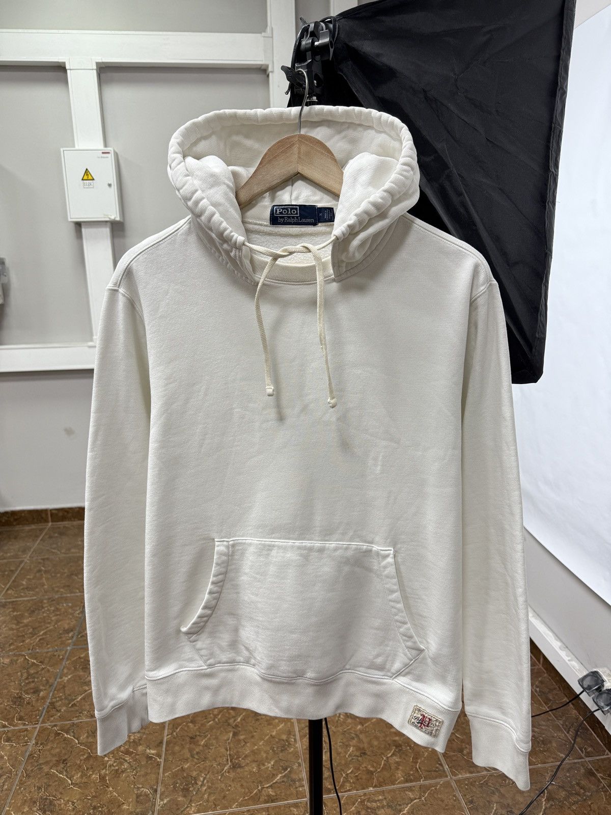 Polo Ralph Lauren 🇺🇸 Vintage Y2K Polo Ralph Lauren Garment-Dyed Fleece Hoodie Size US M / EU 48-50 / 2 - 1 Thumbnail