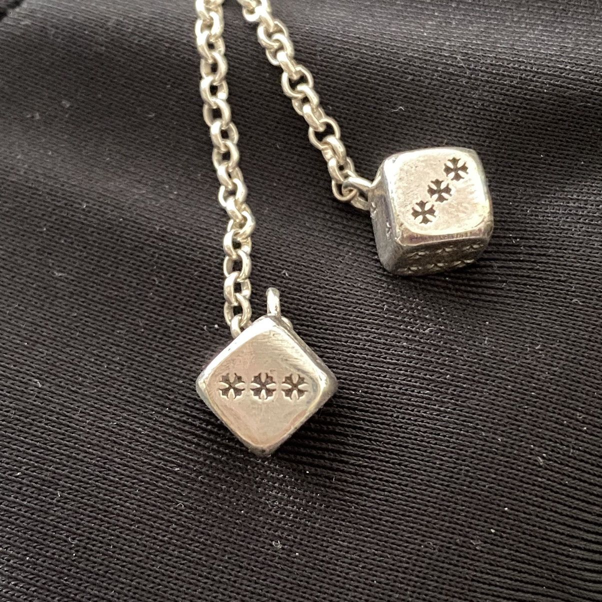 Chrome Hearts Chrome Hearts CH PLUS POST DICE Left Side earring silver Size ONE SIZE - 13 Thumbnail
