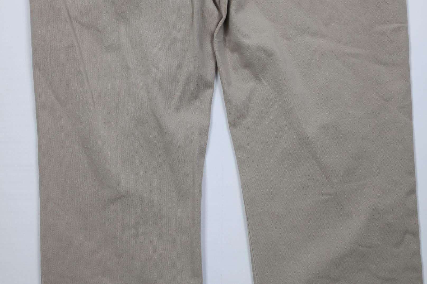 Polo Ralph Lauren Vintage Y2K Ralph Lauren Wide Leg Chino Pants Trousers Beige Size US 38 / EU 54 - 14 Thumbnail