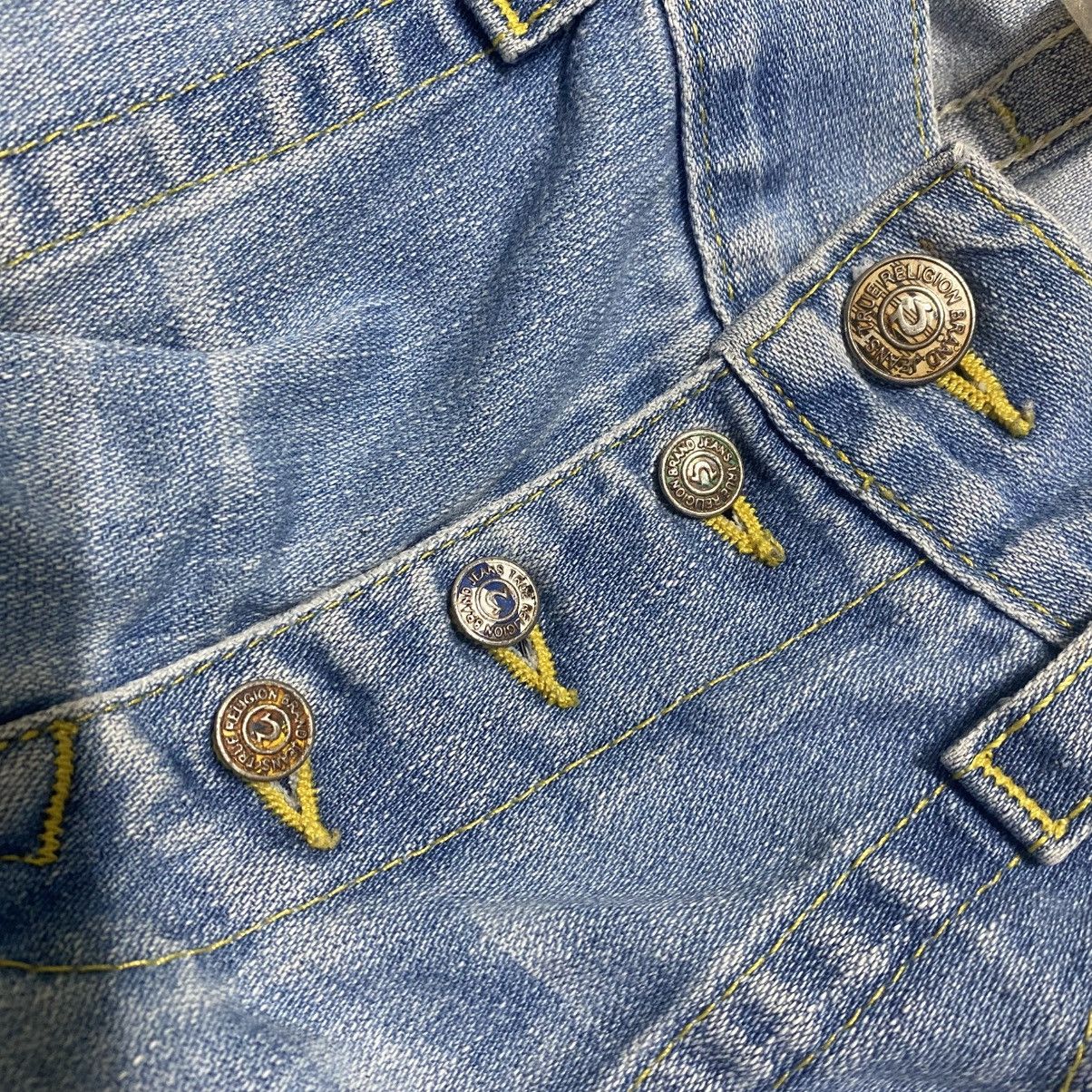 True Religion Vintage True Religion Distressed Denim Flare Jeans Size US 35 - 21 Thumbnail