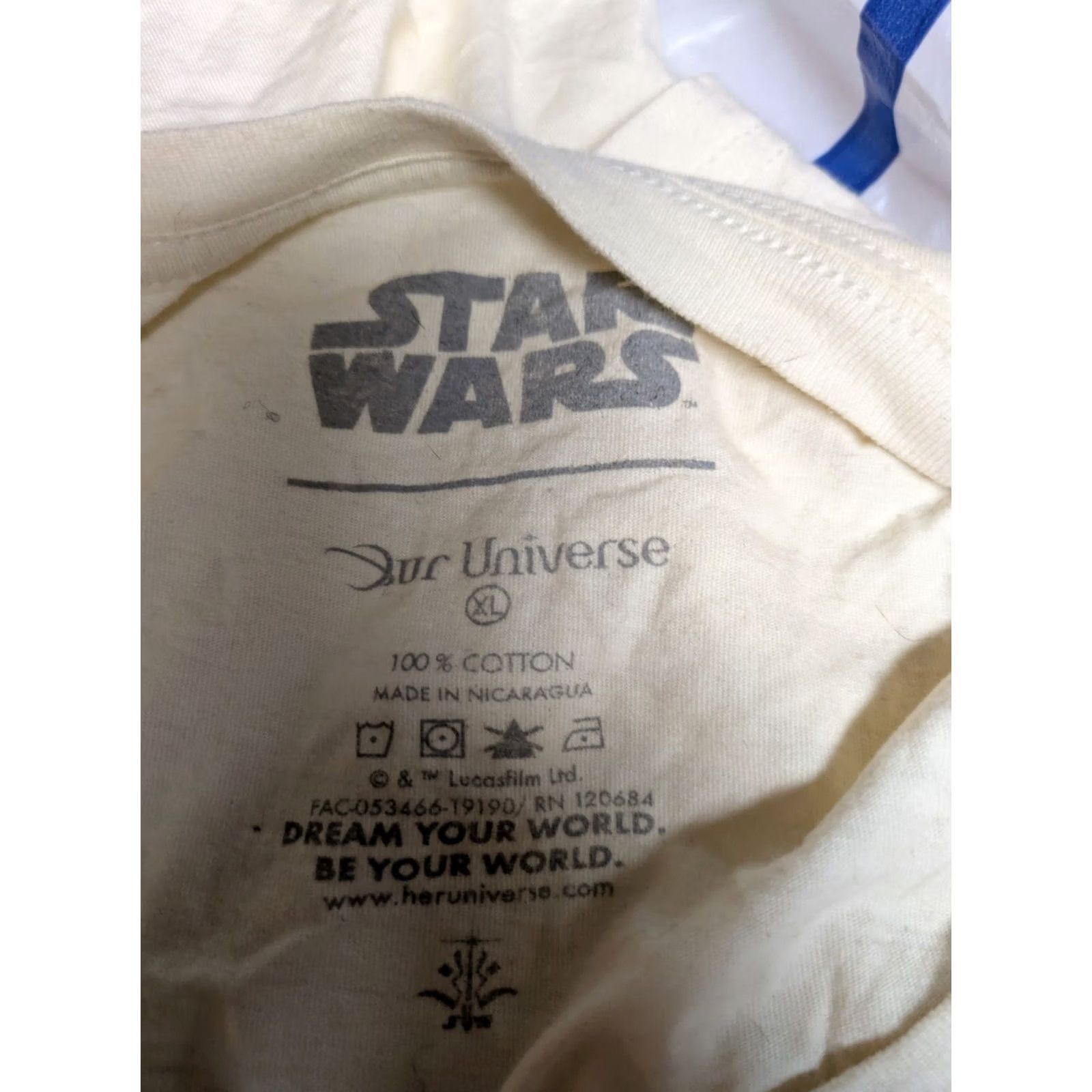 Star Wars Star Wars T-Shirt XL Graphic Print Ewoks Nub Yub T Shirt Beige 100% Cotton Men Reg Crew Neck Short Sleeve Retro 80s Cartoon Nerd T-Shirt Size US XL / EU 56 / 4 - 3 Thumbnail
