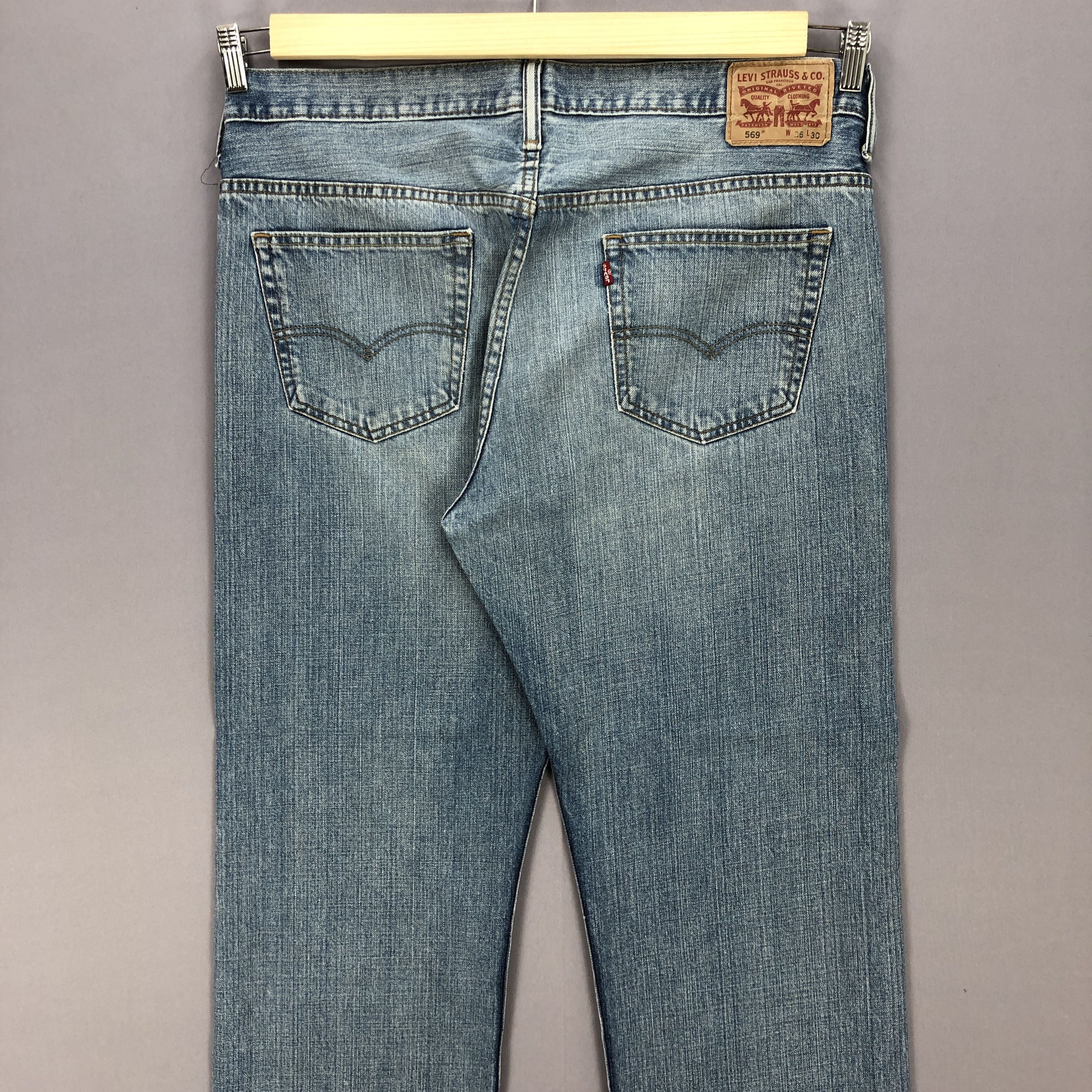Levi's Vintage Lev's Faded Blue Jeans Levi's Light Wash Denim Size US 38 / EU 54 - 4 Thumbnail