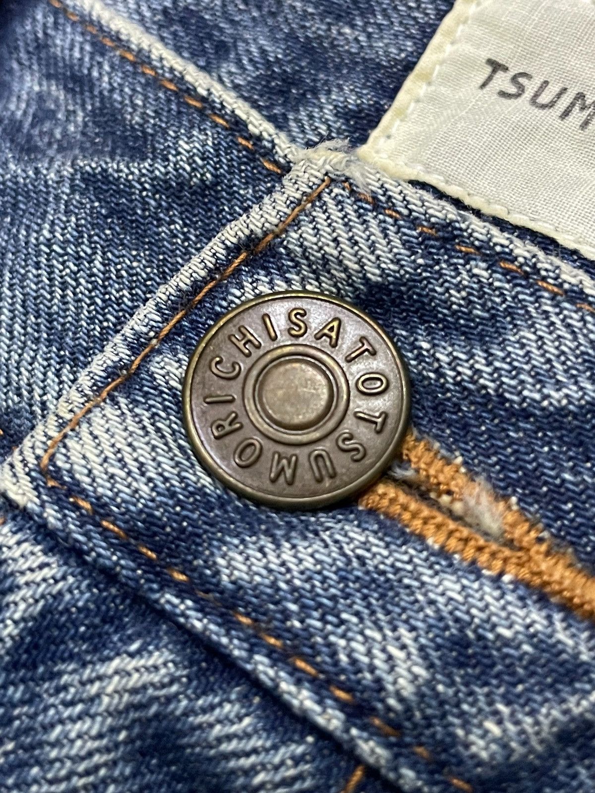 Final Home Tsumori Chisato Miyake Baker Carpenter Zip Up Leg Jeans Size US 30 / EU 46 - 19 Thumbnail