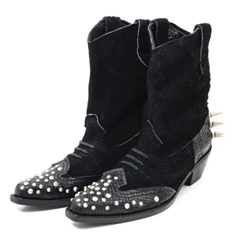 Junya Watanabe Junya Watanabe Studded Ankle Boots Size US 6 / IT 36 - 1 Thumbnail